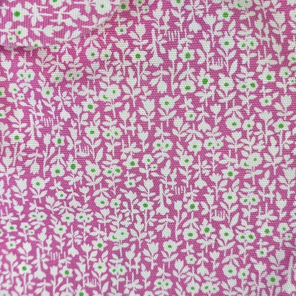 Lilly Pulitzer Coat Girls 7 Pink Floral Button Lightweight Spring Jacket Casual